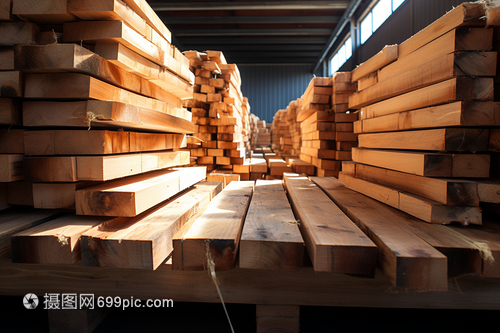 工业木材加工厂仓库